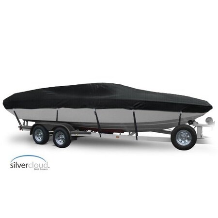 Eevelle Boat Cover DECK BOAT Low Rails Inboard Fits 21ft 6in L up to 102in W Charcoal SCDEK21102-CHL